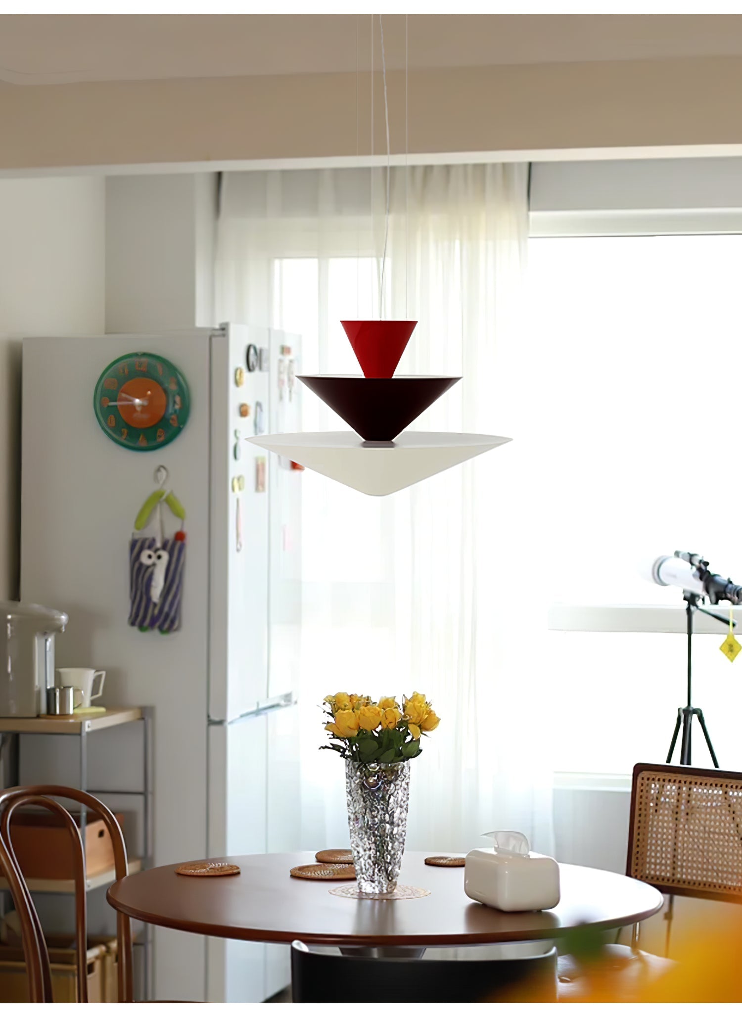 Pyramia Tiered Color Block Pendant Light - Lamp Outdoor