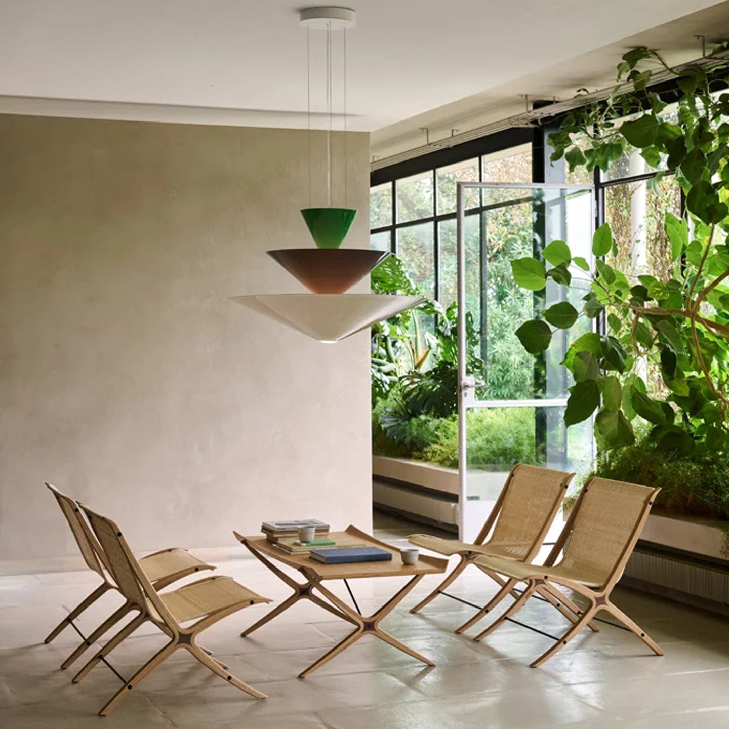 Pyramia Tiered Color Block Pendant Light - Lamp Outdoor