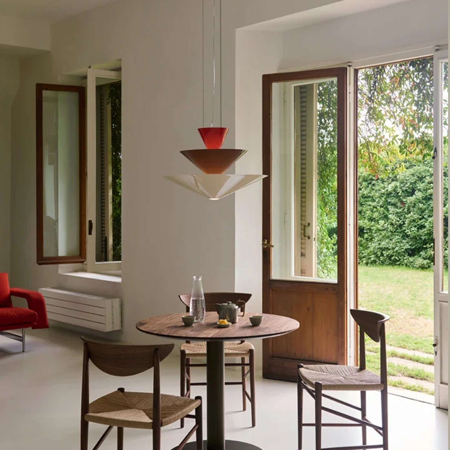 Pyramia Tiered Color Block Pendant Light - Lamp Outdoor