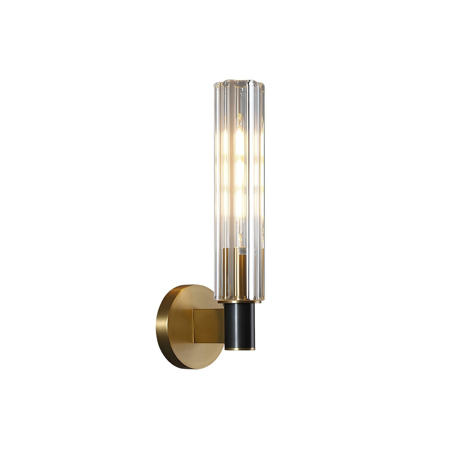 Zylinder Contemporary Brass Wall Light