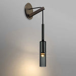 Zeyro Modern Black Glass Streamlined Pendant light/Wall Lamp - Lamp Outdoor