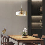 June Morden Glass Pendant Light Clear/Smoky/Amber - Lamp Outdoor