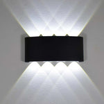 Ray Modern Rectangular Metal Outdoor Wall Lamp Water-Wave - Lamp Outdoor