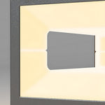 Hollow Square Pillar Light Waterproof - Lamp Outdoor