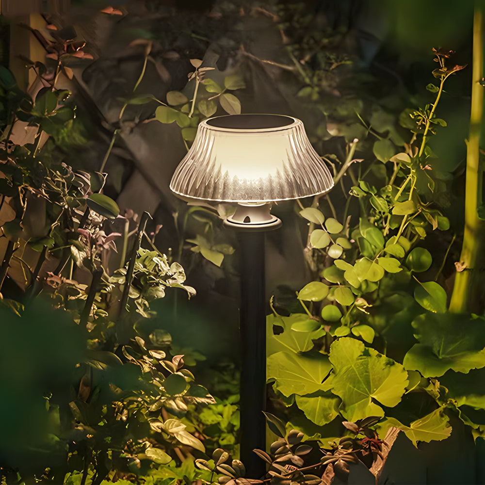 Lawn Stake Light Solar-Powered Waterproof Vintage-Style - Lamp Outdoor