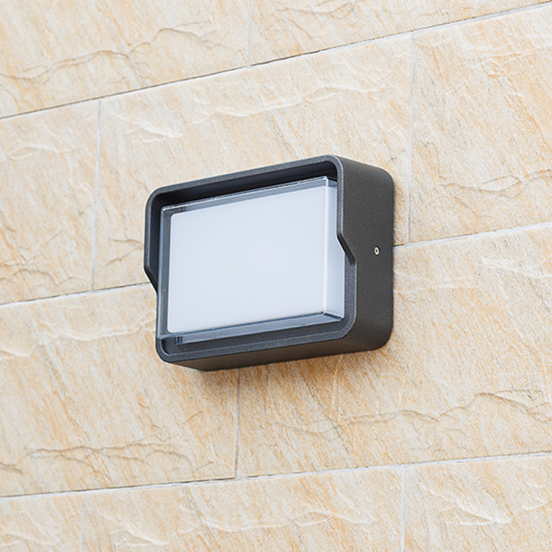 Square Outdoor Wall Light Minimalist LED Waterproof Ambient - Lamp Outdoor
