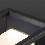 LED Outdoor Solar Lights For Wall Modern Square Waterproof Aluminum - Lamp Outdoor