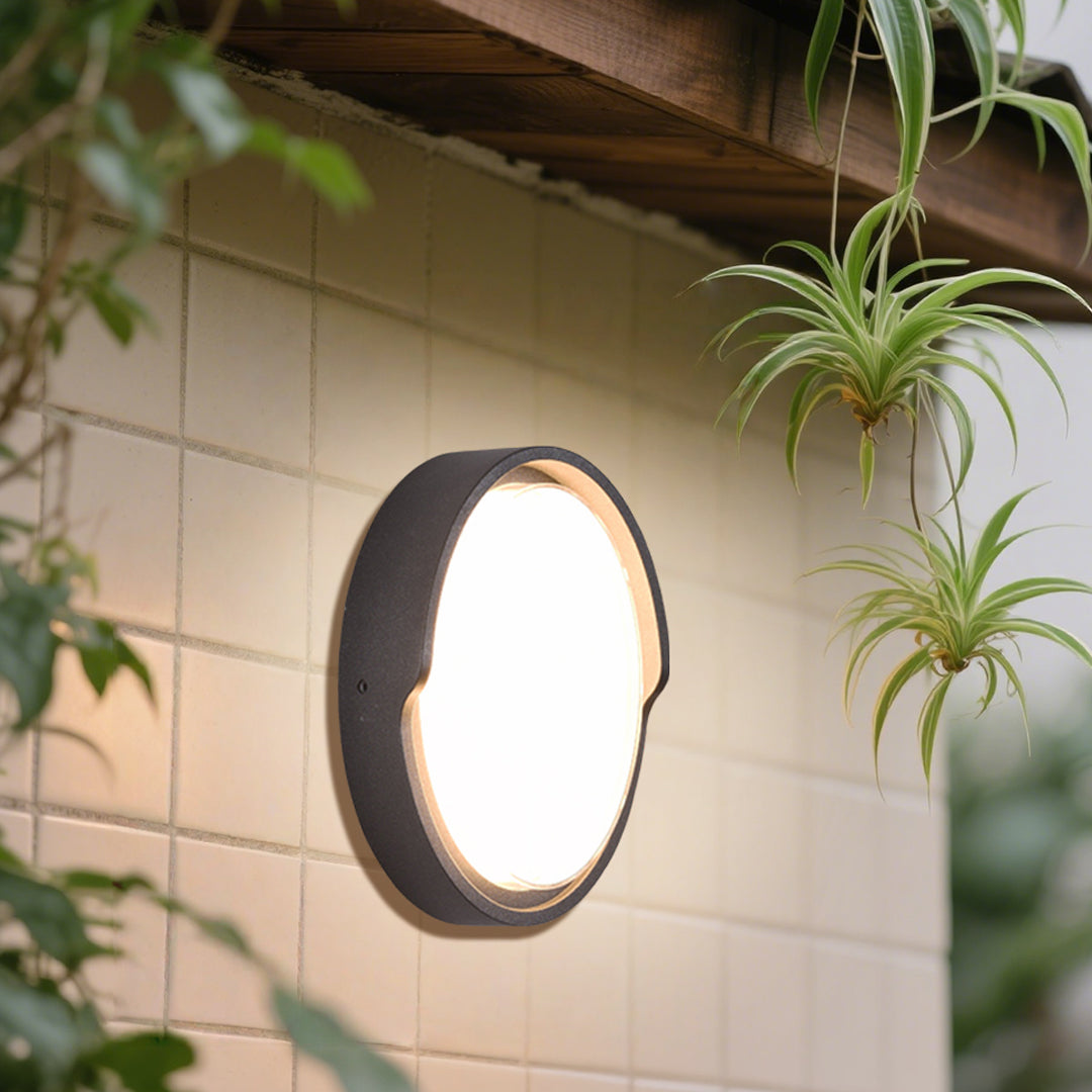 Outdoor Black Wall Lights Waterproof Minimalist Style - Lamp Outdoor