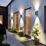 Noxel Curved Outdoor Wall Mounted Led Lamp - Lamp Outdoor