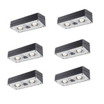 Solar-Powered outdoor square wall lights Waterproof Multi-Color Ambient - Lamp Outdoor