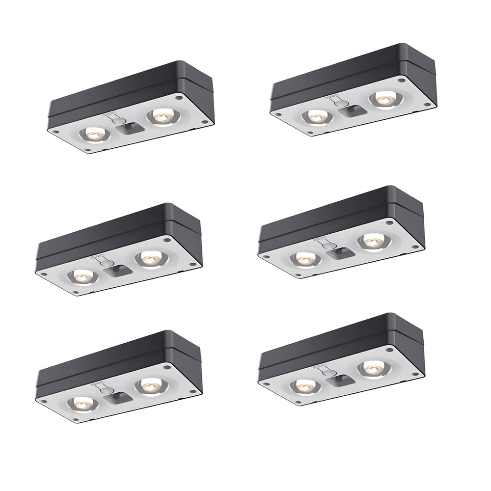Solar-Powered outdoor square wall lights Waterproof Multi-Color Ambient - Lamp Outdoor