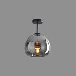 Rhea Glass Semi-Flush Mount Ceiling Light/Pendant Light - Lamp Outdoor