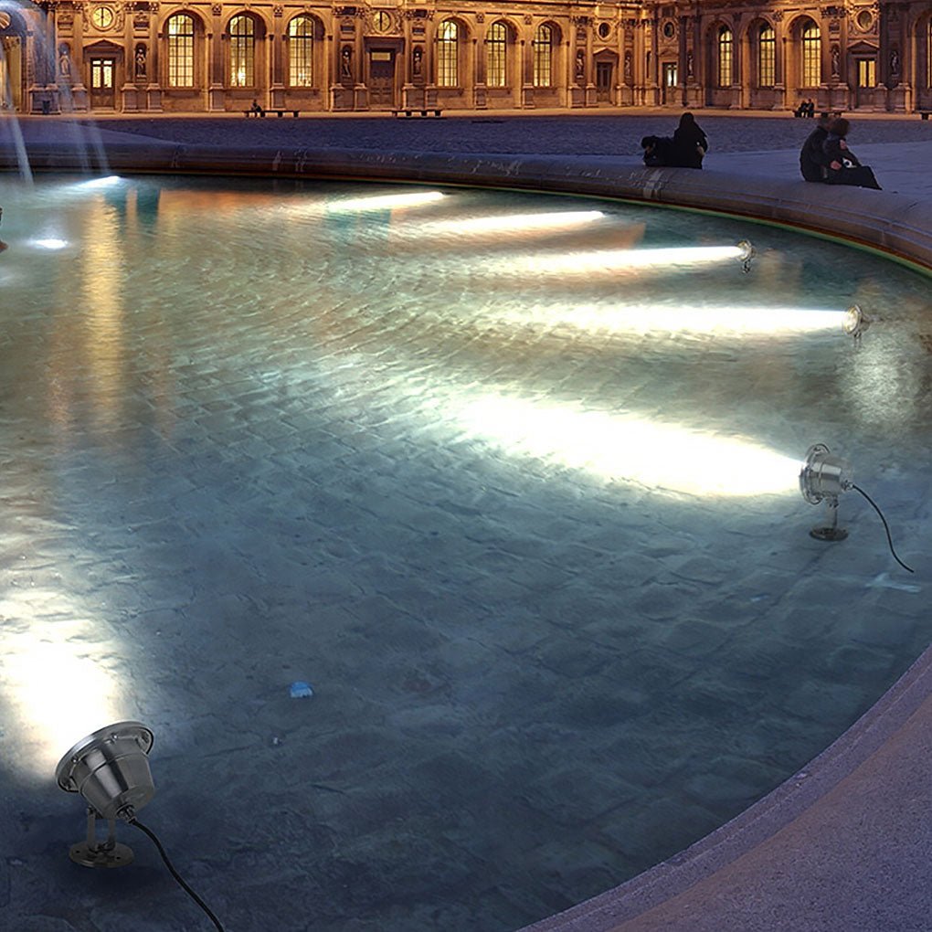 Adjustable LED Underwater Pool Light Durable Landscape Lighting for Outdoor Pools - Lamp Outdoor
