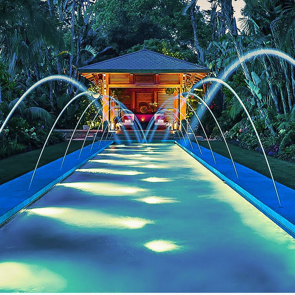 Adjustable LED Underwater Pool Light Durable Landscape Lighting for Outdoor Pools - Lamp Outdoor