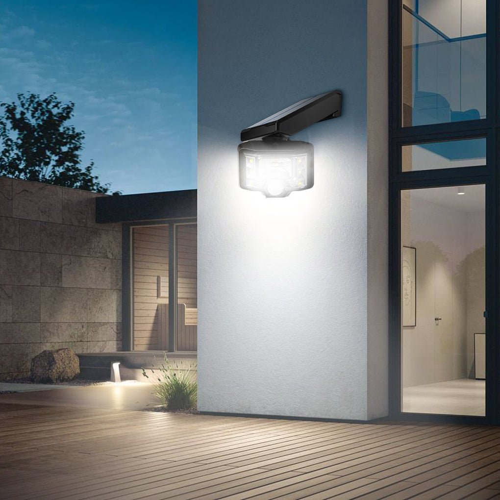 Adjustable Solar Outdoor Wall Lamp LED Spotlight Motion Sensor Wall Lights - Lamp Outdoor