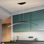 Floa Minimalist Linear Metal Remote Control Pendant Light - Lamp Outdoor
