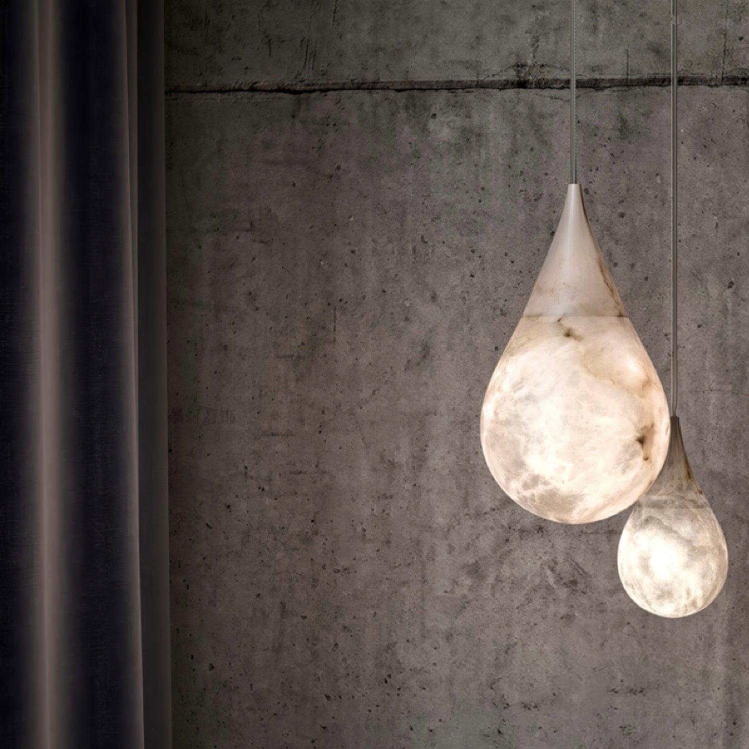 Marble Raindrop Pendant Light - Lamp Outdoor