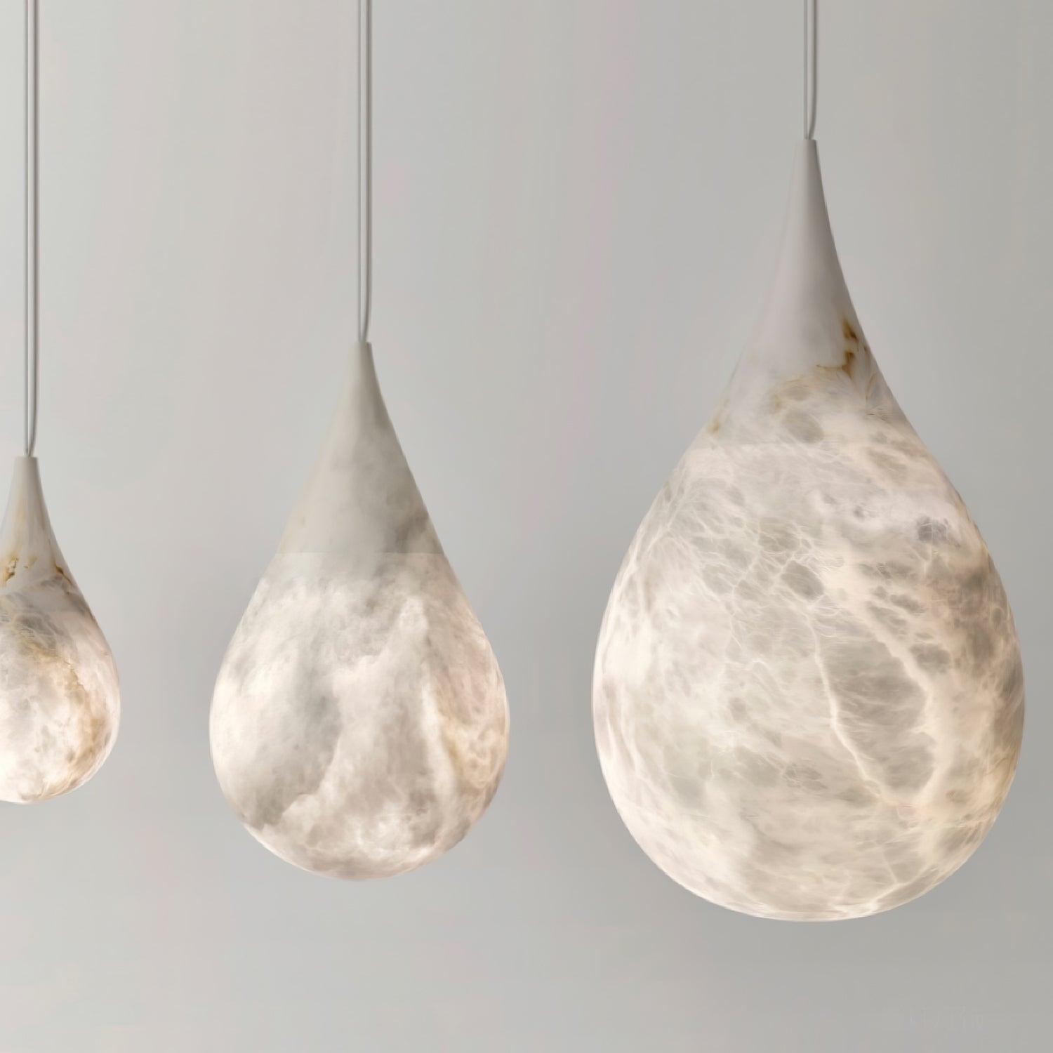 Marble Raindrop Pendant Light - Lamp Outdoor
