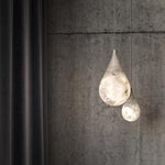 Marble Raindrop Pendant Light - Lamp Outdoor