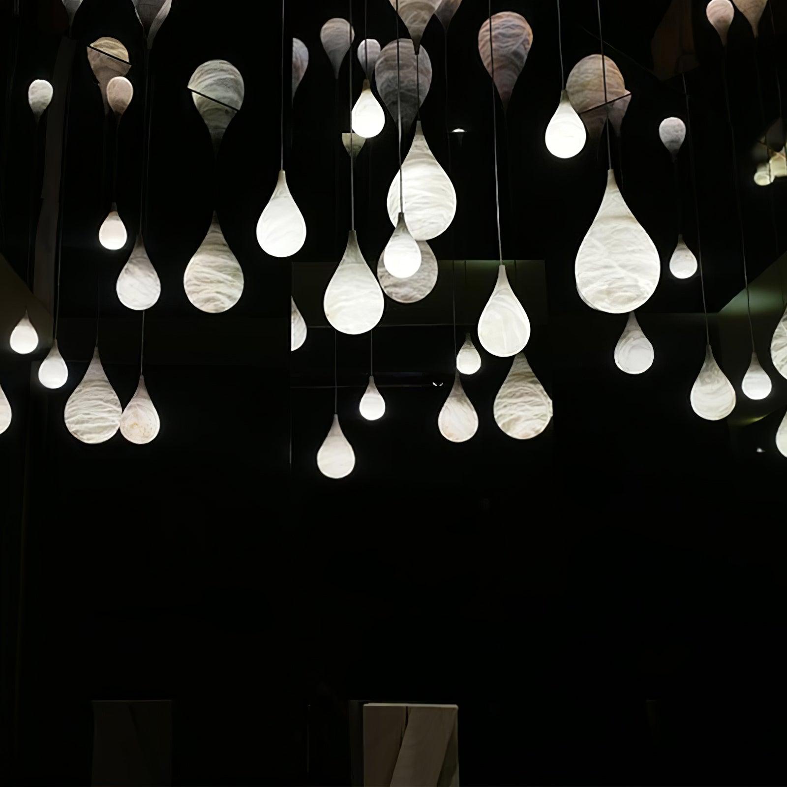 Marble Raindrop Pendant Light - Lamp Outdoor