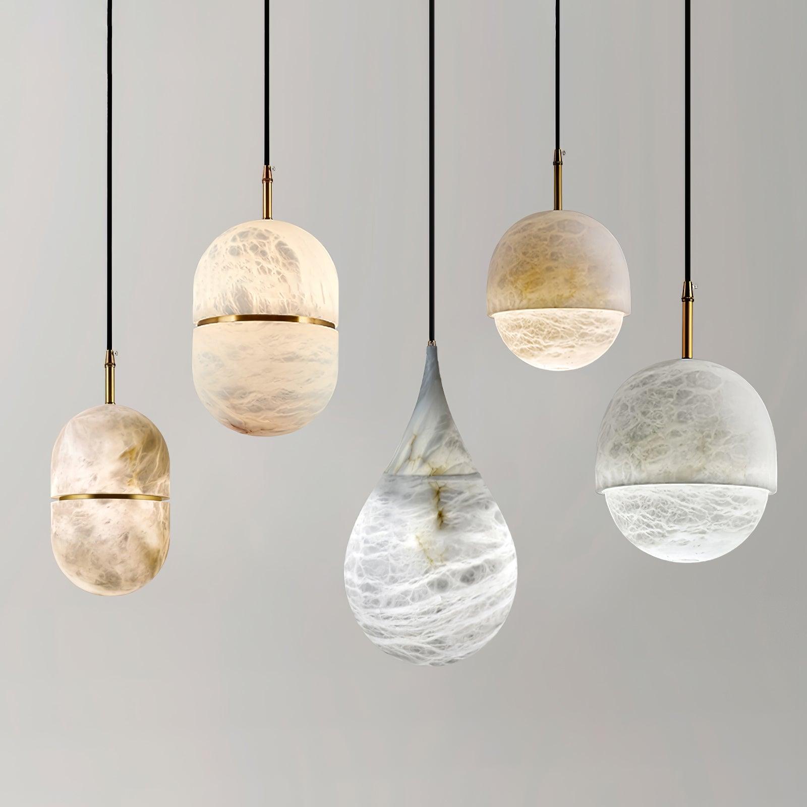 Marble Raindrop Pendant Light - Lamp Outdoor