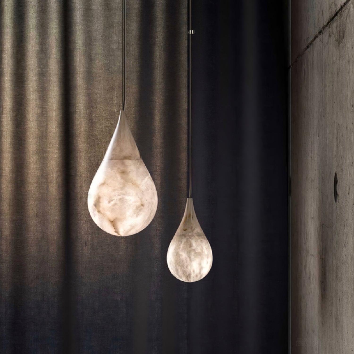 Marble Raindrop Pendant Light - Lamp Outdoor