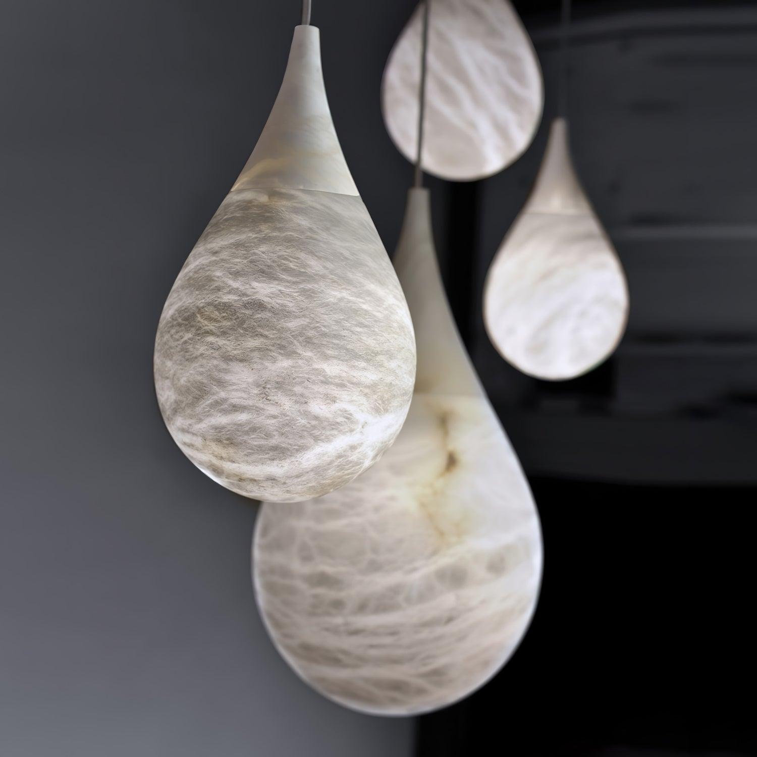 Marble Raindrop Pendant Light - Lamp Outdoor
