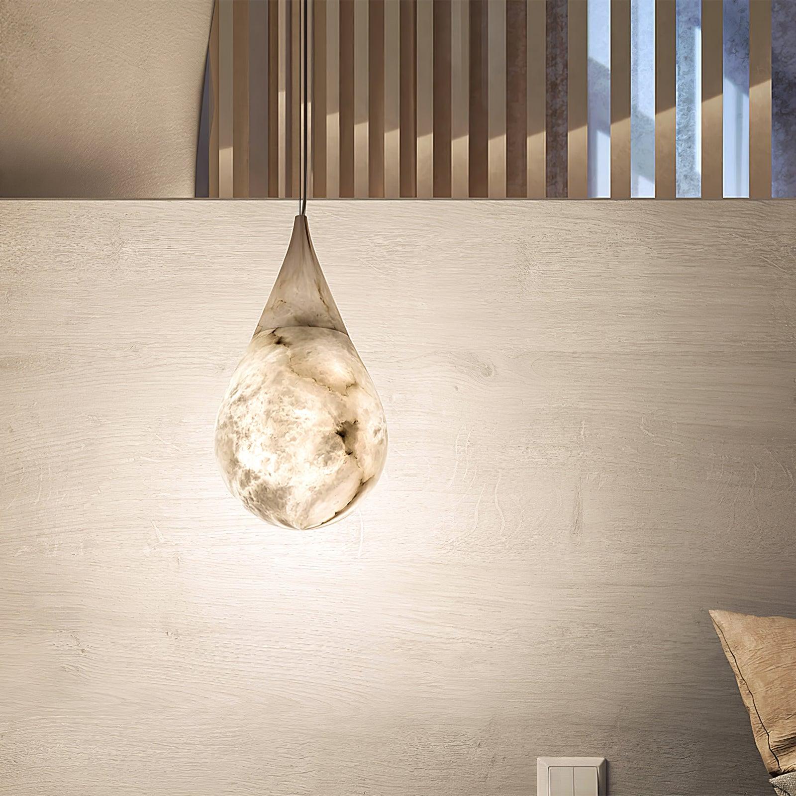 Marble Raindrop Pendant Light - Lamp Outdoor