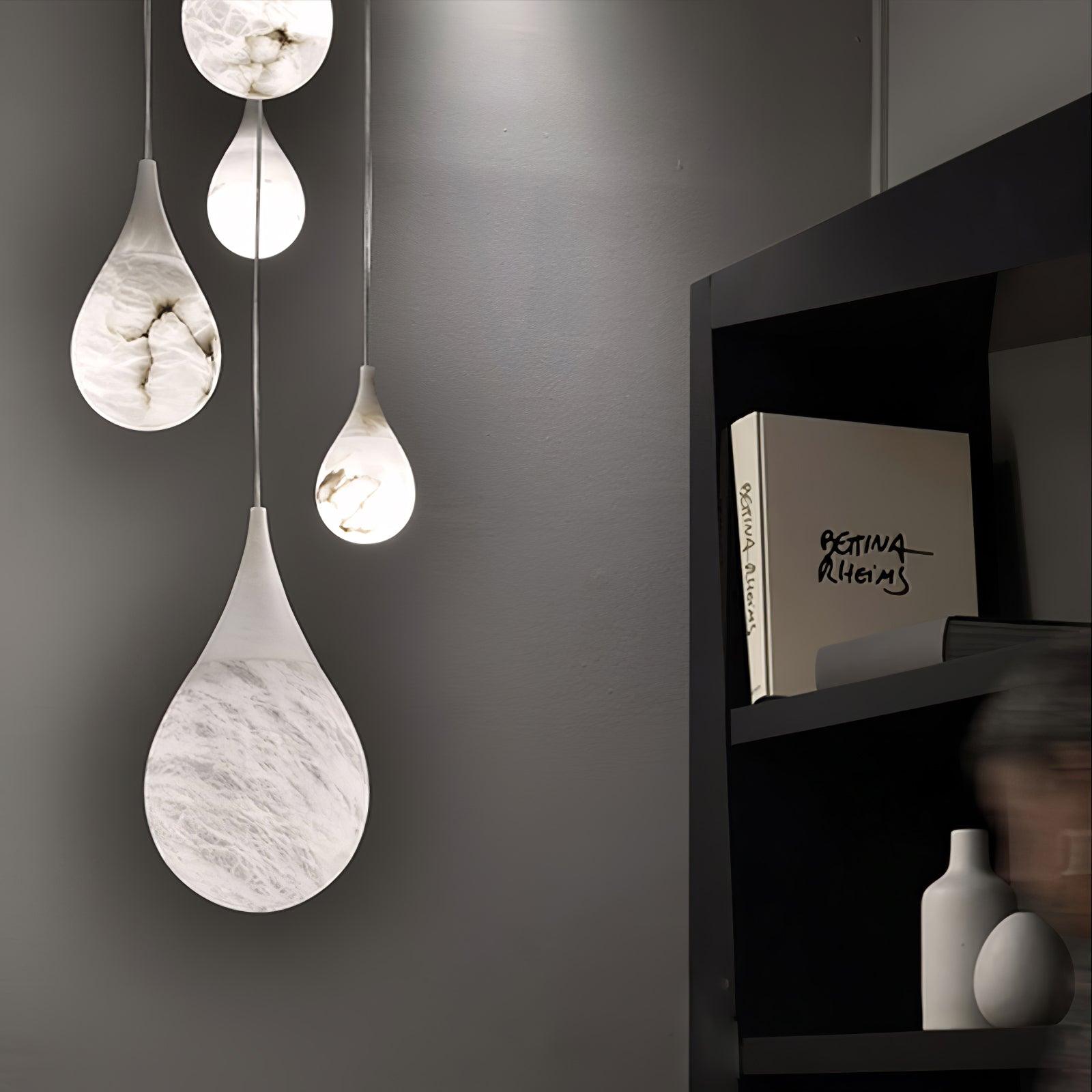 Marble Raindrop Pendant Light - Lamp Outdoor