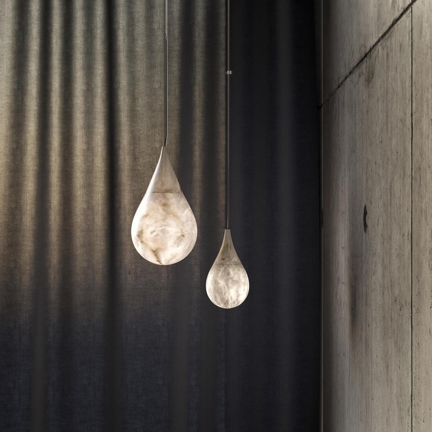 Marble Raindrop Pendant Light - Lamp Outdoor