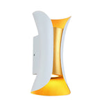 Curved LED Up and Down Lighting Waterproof Modern Outdoor Wall Lights - Lamp Outdoor
