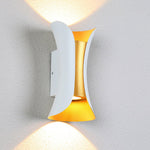 Curved LED Up and Down Lighting Waterproof Modern Outdoor Wall Lights - Lamp Outdoor