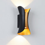 Curved LED Up and Down Lighting Waterproof Modern Outdoor Wall Lights - Lamp Outdoor