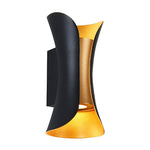 Curved LED Up and Down Lighting Waterproof Modern Outdoor Wall Lights - Lamp Outdoor
