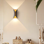Curved LED Up and Down Lighting Waterproof Modern Outdoor Wall Lights - Lamp Outdoor