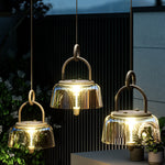 LED Clear Pendant Lights Solar-Powered - Lamp Outdoor