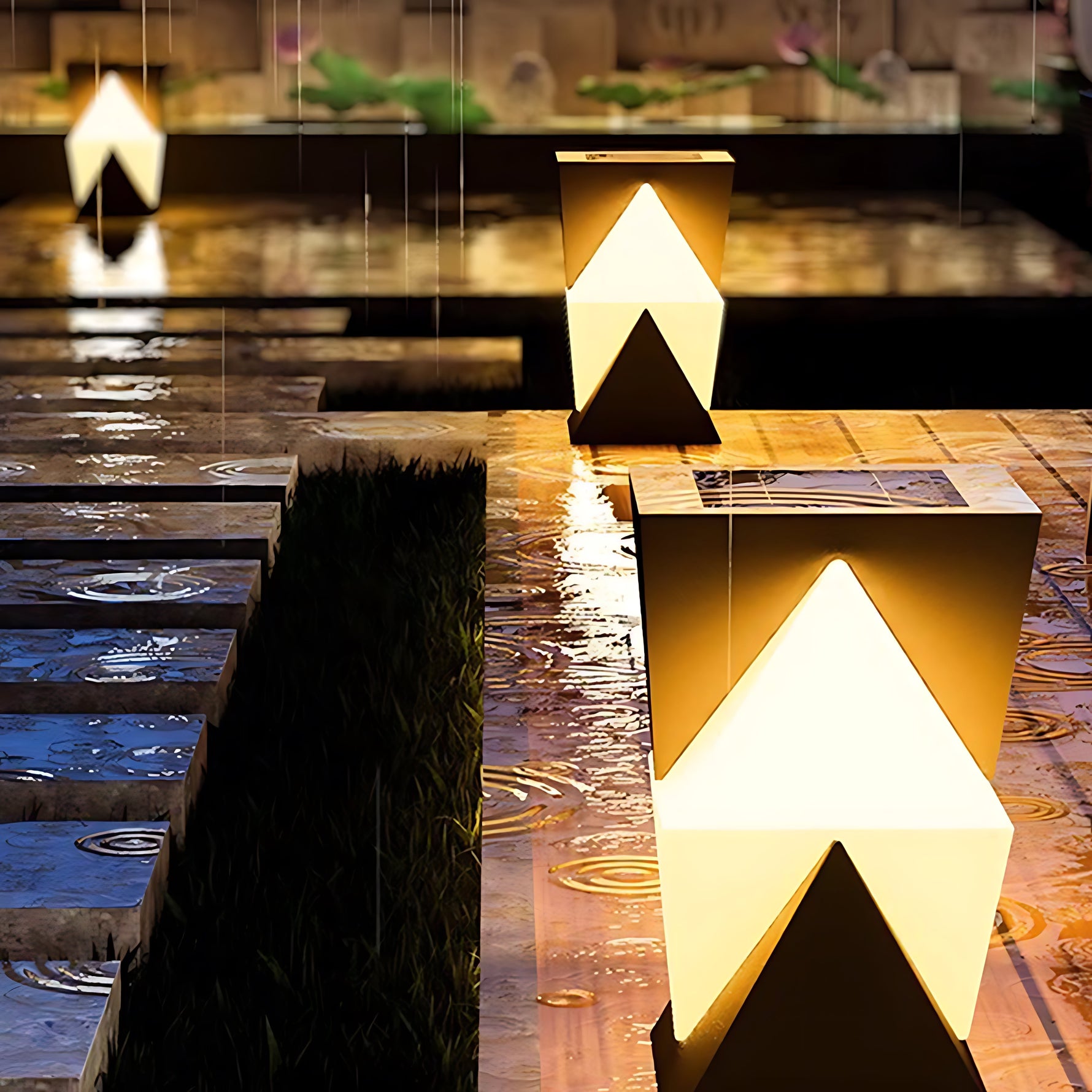 Waterproof Special Shaped Piller Light Modern Style - Lamp Outdoor