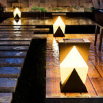 Waterproof Special Shaped Piller Light Modern Style - Lamp Outdoor