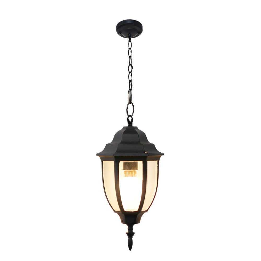Antique Aluminum Waterproof Glass European Style Outdoor Chandeliers - Lamp Outdoor