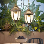 Antique Aluminum Waterproof Glass European Style Outdoor Chandeliers - Lamp Outdoor
