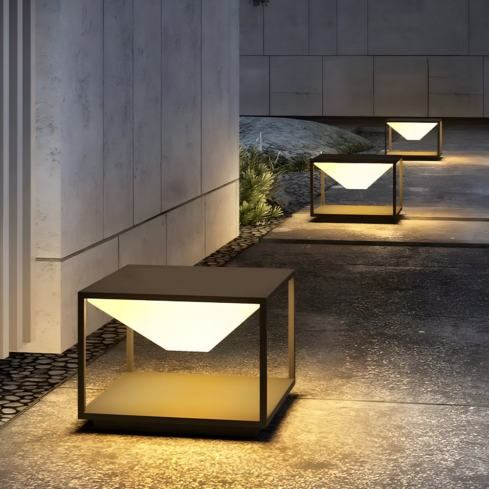 Square Pillar Light Stainless Steel Waterproof - Lamp Outdoor