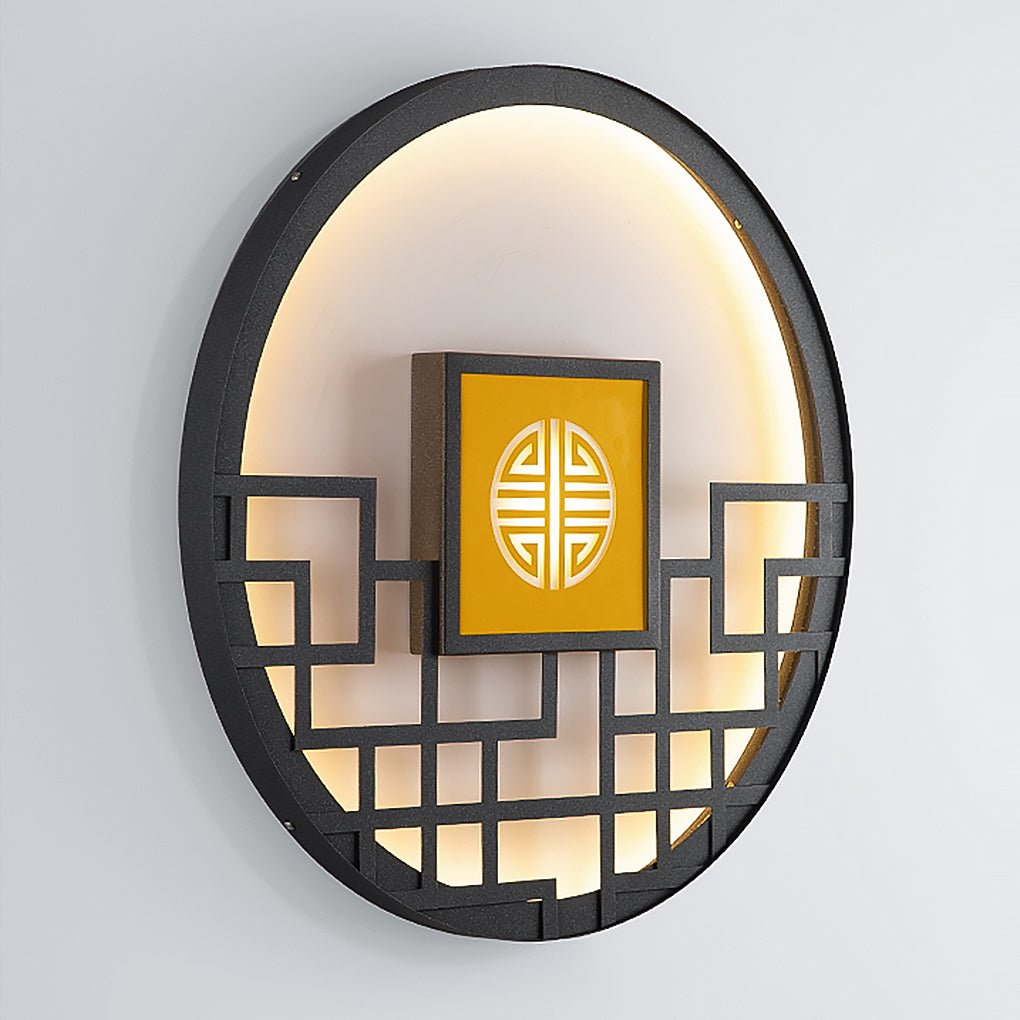 Asian Style Outdoor LED Landscape Decorative Lighting Wall Lamp for Villa Courtyard - Lamp Outdoor