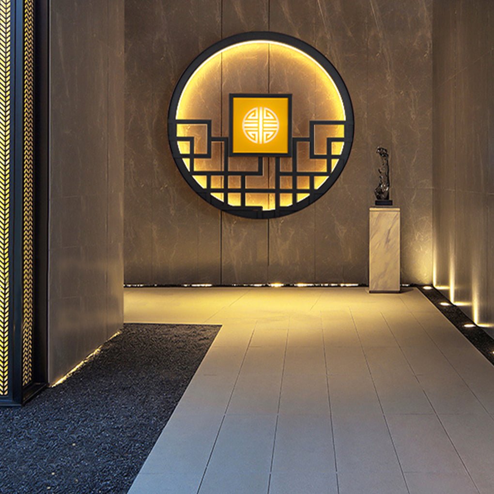 Asian Style Outdoor LED Landscape Decorative Lighting Wall Lamp for Villa Courtyard - Lamp Outdoor