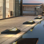 Industrial Solar Garden Light with Elegant Mesh Design - Lamp Outdoor