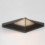 Industrial Solar Garden Light with Elegant Mesh Design - Lamp Outdoor