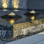 Industrial Solar Garden Light with Elegant Mesh Design - Lamp Outdoor