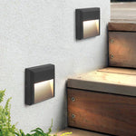 Waterproof Outdoor LED Step Lights Corner Lamp for Villa Courtyard Garden - Lamp Outdoor