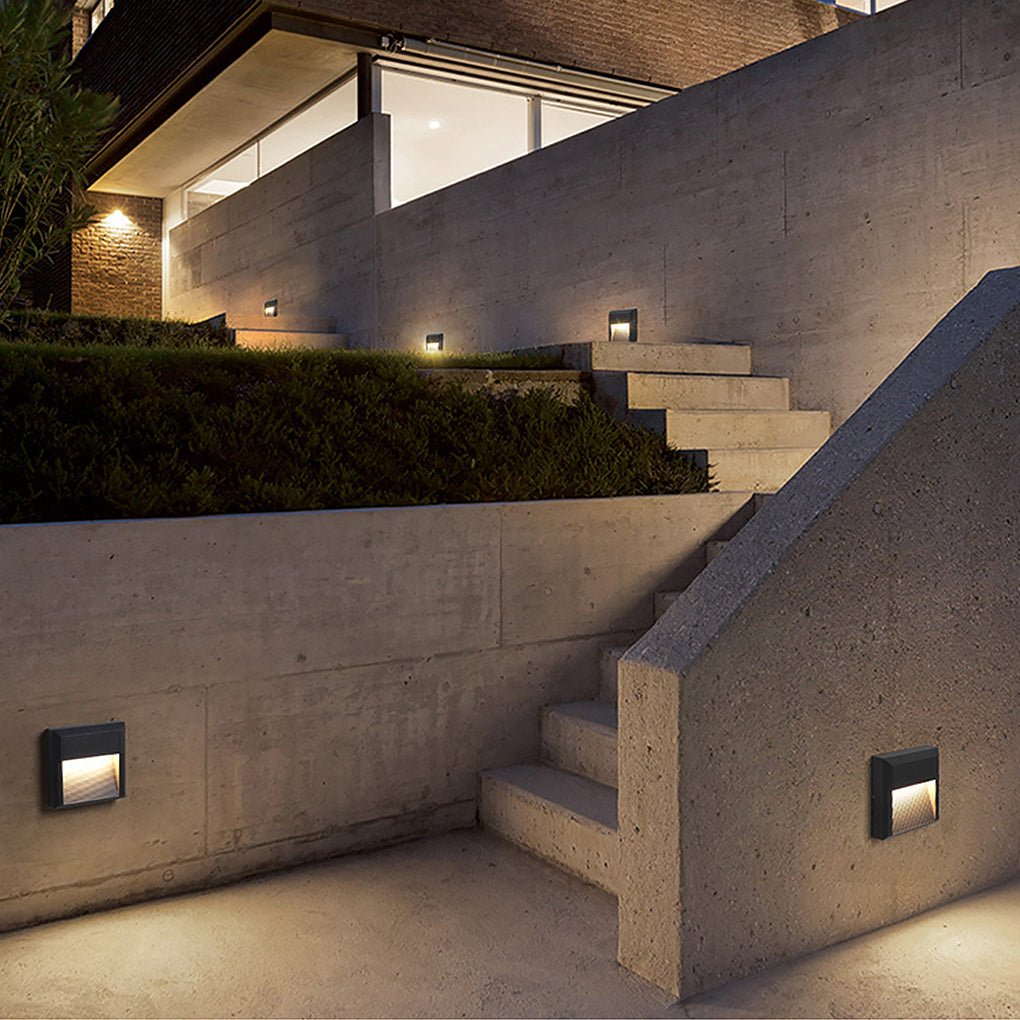 Waterproof Outdoor LED Step Lights Corner Lamp for Villa Courtyard Garden - Lamp Outdoor