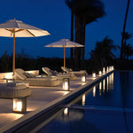 Ray Minimalist Cuboid Candle Outdoor Floor Lamp Garden - Lamp Outdoor