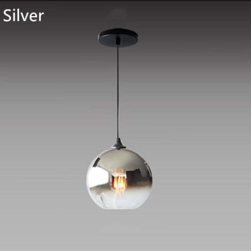 Brina Frosted Balloon Pendant Light Gradient - Lamp Outdoor